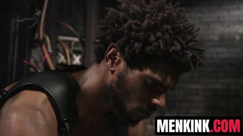 Jeremy Spreadums bound and stretched by officer Devin Trezs huge cock