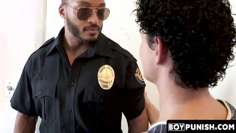 BoyPunish.com - Dylan Hayes' intense blowjob and BBC action with officer dillon diaz'