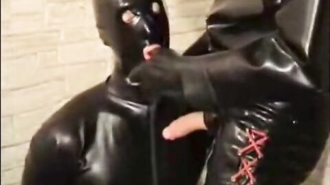 Rubber Blowjob Fun