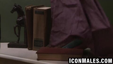 Andrew slams his ass down on thick cock until explosive climax