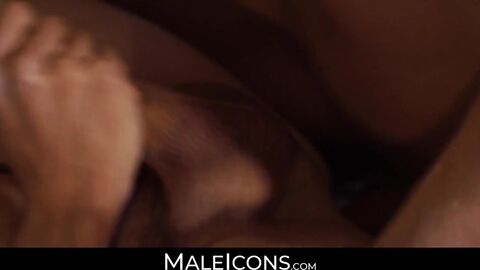 MaleIcons.com - Rimming and sensual anal fucking session with two smooth
