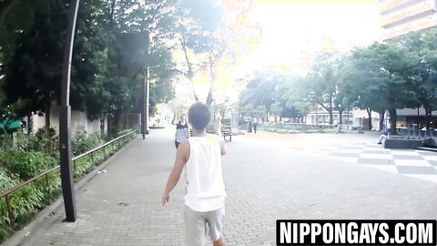 Japanese twinks fuck so hard the bedframe breaks