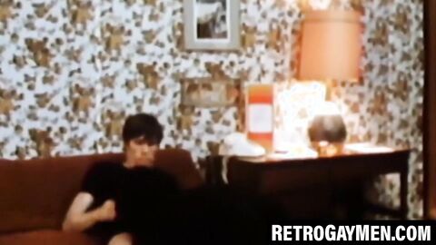 Retro butt pirate takes doggy then sprays cum wildly