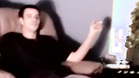 JoeSchmoeXXX.com - Amateur gay strokes lubed cock to explosive climax