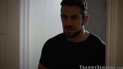 Redhead TS stepmom Foxxy and I have bonding together through bareback sesh