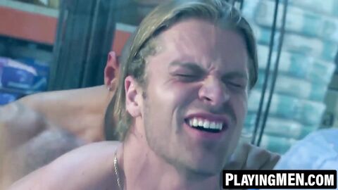 PlayingMen.com - Denis Vega and Johan Kane's sweaty flip flop anal