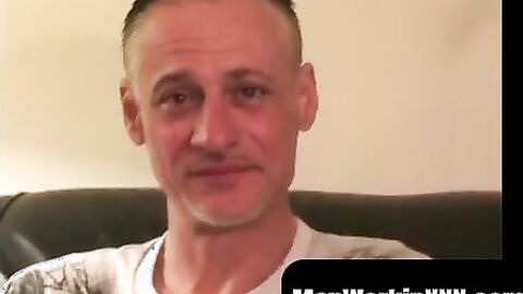 MenWorkinXXX.com - Hairy amateur playfully teases his cock and erupts big loads