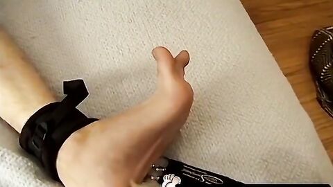 Tied twink tickled into helpless submission