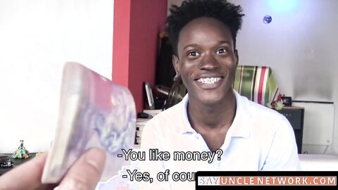 SayUncleNetwork.com - Jamaican stud sucks cock then BBC bareback fucking homo