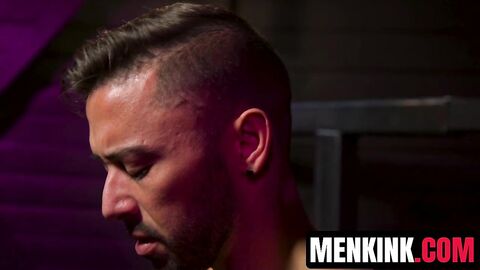 Gimp Dominic Pacifico breaks free and fucks Shane Jacksons mouth and ass