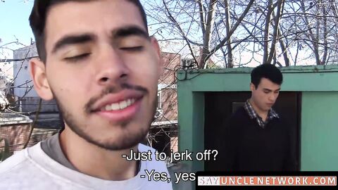 SayUncleNetwork.com - Facialized straight jock breeds hard for money till he cums