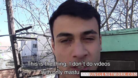 SayUncleNetwork.com - Facialized straight jock breeds hard for money till he cums