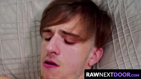 RawNextDoor.com - Bareback and rimming session with gays Donte Thick and Carter Woods