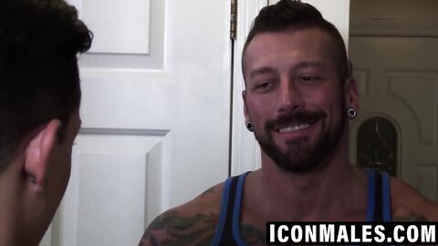 Athlete Hugh Hunter needs to dominate that perfect tight ass