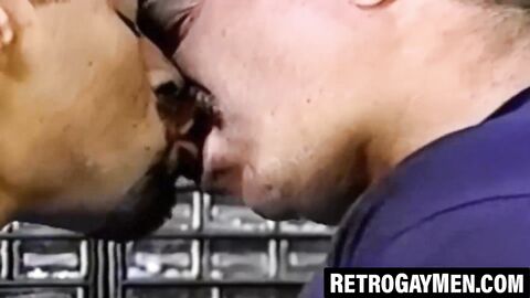 Hung retro cop plows horny bottom pirates ass deep