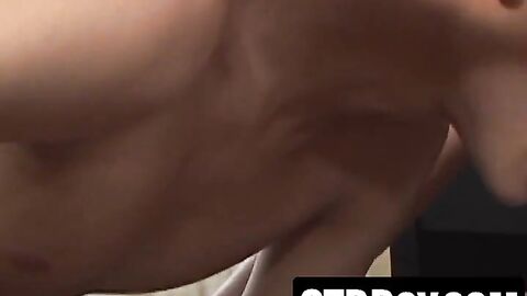 Two Latino twinks fuck raw at their workplace