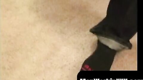 MenWorkinXXX.com - Hairy mature stud teased before stroking big dick to orgasm vigoro