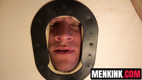 Jordan Boss traps massage therapist Scott Riley for rough BDSM sex