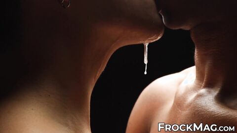 Luis slobbers Jaes meat before positioning his ass for raw strokes