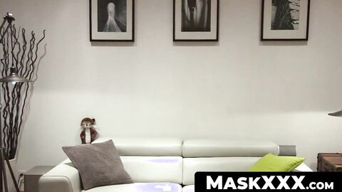 MaskXXX.com - Horny fireman Ricky's hard solo cock whipping session