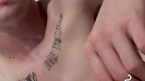 Steamy encounter of a smoking hot twink while rimming