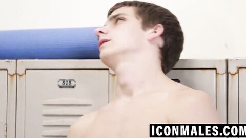 Daddy Rodney teaches Kory hardcore lessons in the locker room