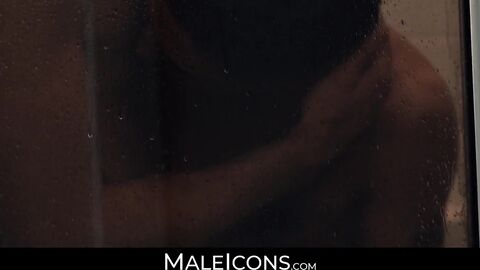 MaleIcons.com - Bearded homo's offering session with tight ass to young