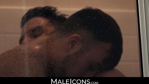 MaleIcons.com - Bearded homo's offering session with tight ass to young