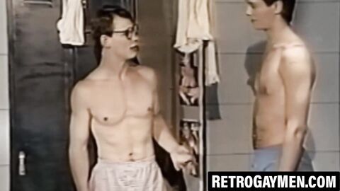 Slim young homo takes shower anal from thick dick