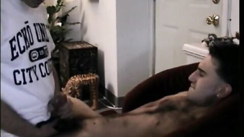 Supposed straight guy gasps as gay dude sucks his rod