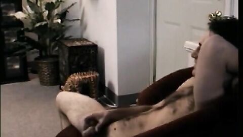 Supposed straight guy gasps as gay dude sucks his rod