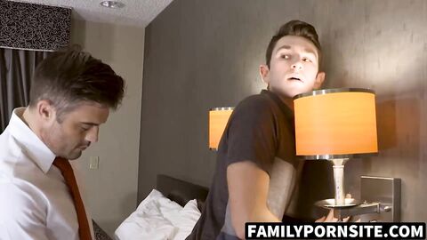 FamilyPornSite.com - Lance Hart dominates Brayden Wolfs attractive body