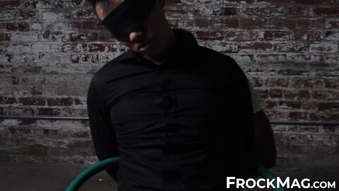 Gag Maniac takes full control of Azn Bound Jock in bondage torment