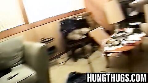 Three guys pull out cocks to stroke furiously