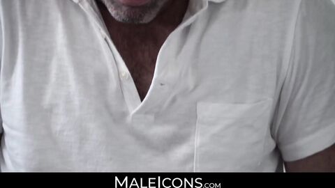 MaleIcons.com - Hunky mature gay's anal destruction session with young