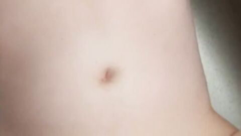 Twink Plays With His Small Uncut Cock on Webcam