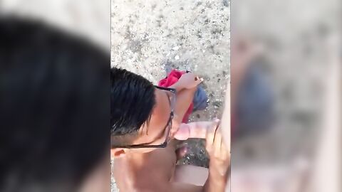 Sucking Dick on the Beach