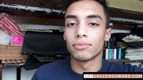 SayUncleNetwork.com - Young straight Latino banged and facialized for money to eat