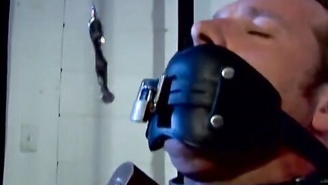 Hunky Derek Pain restrained for nipple torment session