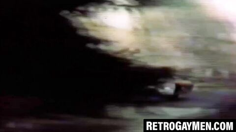 Retro bandits bare fuck outside and erupt huge loads