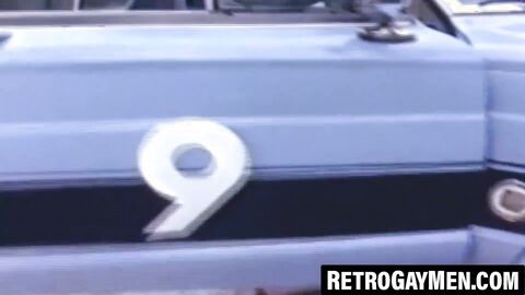 Retro bandits bare fuck outside and erupt huge loads