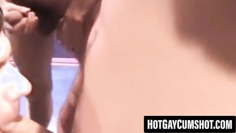 Skinny twink services hung guys with free wet blowjobs