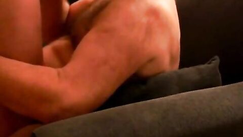 Amateur Daddy Bear's Solo Cum Shower