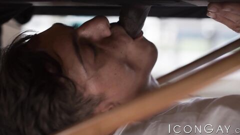 Benvi gives BBC Micah Martinez a sensual massage and a kinky happy ending