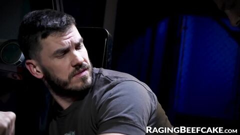 Vander Pulaski railed bareback by hot Jake Nicola against his car hood