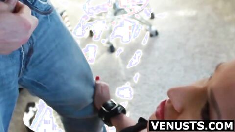 Small tits Venus Lux's ass drilled hardcore in domination