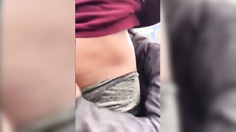 Older Black Man Sucks My Cock Outdoors for Cash