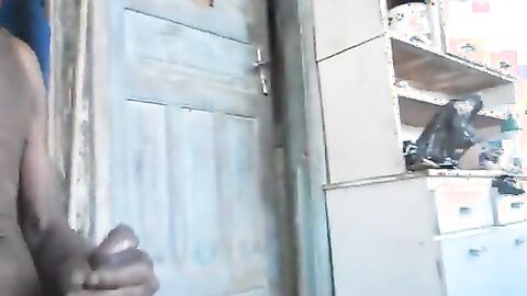 Big-Cock Daddy Plays Alone Outside