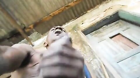 Big-Cock Daddy Plays Alone Outside