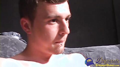 Nasty bukkake scene with straight buddies Cory Woodall and Adrian